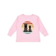 thumbnail image 1 of Inktastic Chess Player Retro Sunset Boys or Girls Long Sleeve Toddler T-Shirt, 1 of 5