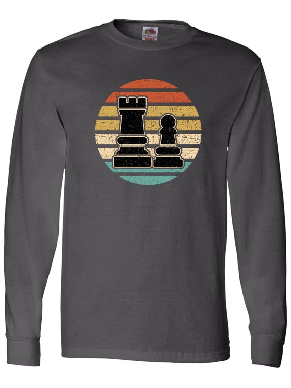 Chess Player Retro Sunset Long Sleeve T-Shirt
