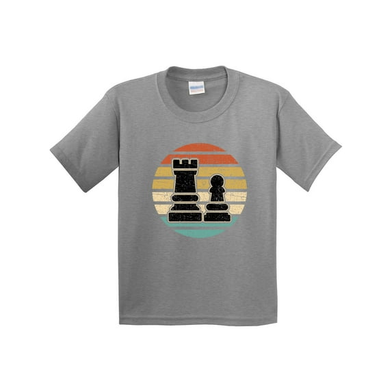 Inktastic Chess Player Retro Sunset Youth T-Shirt
