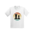 thumbnail image 1 of Inktastic Chess Player Retro Sunset Youth T-Shirt, 1 of 5