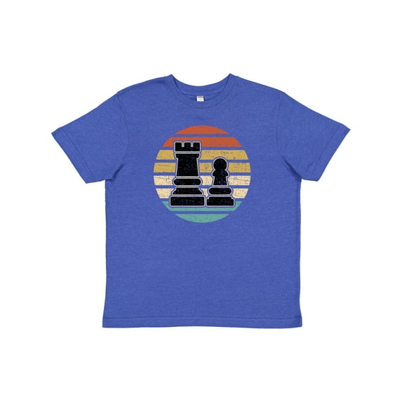 Inktastic Chess Player Retro Sunset Youth T-Shirt