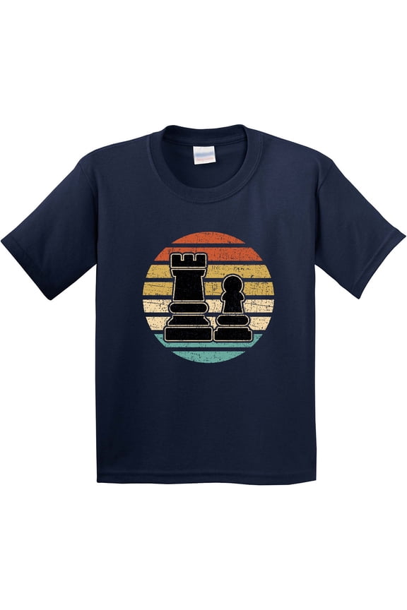 Chess Player Retro Sunset Youth T-Shirt