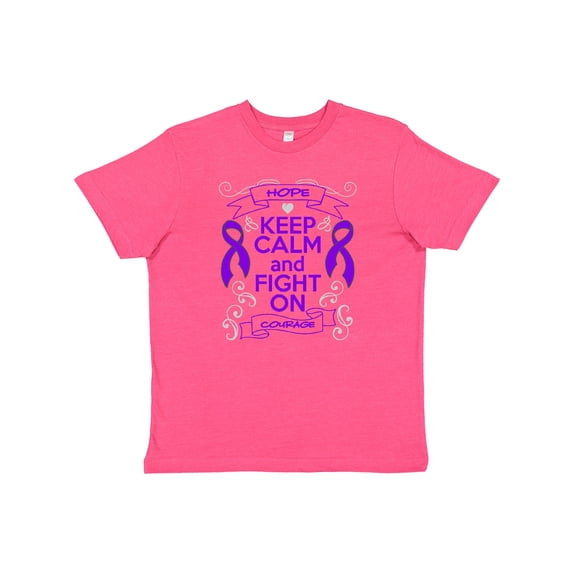 Inktastic Chiari Malformation Keep Calm Fight On Youth T-Shirt