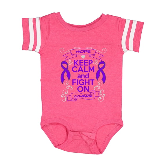 Inktastic Chiari Malformation Keep Calm Fight on Boys or Girls Baby Bodysuit