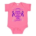 thumbnail image 1 of Inktastic Chiari Malformation Keep Calm Fight on Boys or Girls Baby Bodysuit, 1 of 5