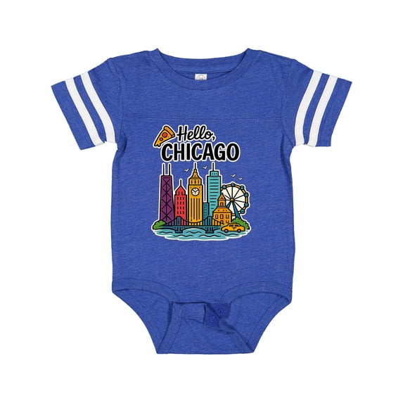 Inktastic Chicago City Boys or Girls Baby Bodysuit