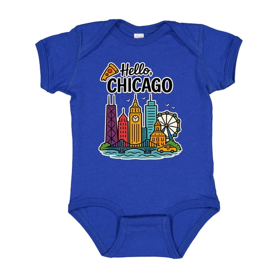Inktastic Chicago City Boys or Girls Baby Bodysuit