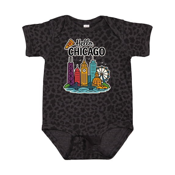 Inktastic Chicago City Boys or Girls Baby Bodysuit