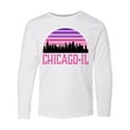 thumbnail image 1 of Inktastic Chicago Gifts Souvenirs for Kids Long Sleeve Youth T-Shirt, 1 of 5