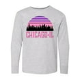 thumbnail image 1 of Inktastic Chicago Gifts Souvenirs for Kids Long Sleeve Youth T-Shirt, 1 of 5