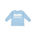 thumbnail image 1 of Inktastic Chicago Illinois Skyline IL Cities Boys or Girls Long Sleeve Toddler T-Shirt, 1 of 5