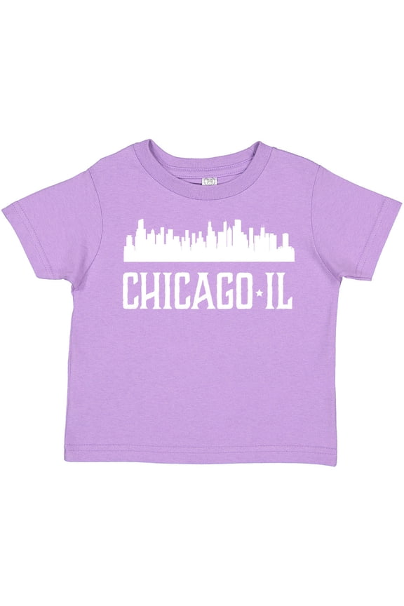 Chicago Illinois Skyline IL Cities Boys or Girls Toddler T-Shirt