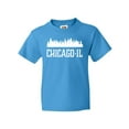 thumbnail image 1 of Inktastic Chicago Illinois Skyline IL Cities Youth T-Shirt, 1 of 5