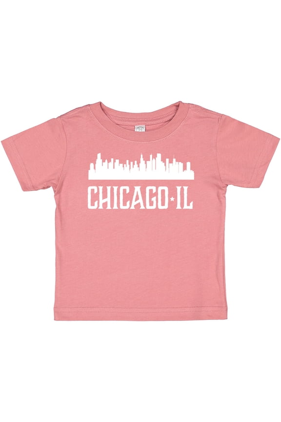 Chicago Illinois Skyline Il Cities Boys or Girls Baby T-Shirt