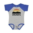 thumbnail image 1 of Inktastic Chicago Illinois Skyline Vintage Boys or Girls Baby Bodysuit, 1 of 5