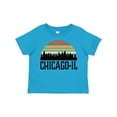 thumbnail image 1 of Inktastic Chicago Illinois Skyline Vintage Boys or Girls Toddler T-Shirt, 1 of 5