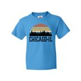 thumbnail image 1 of Inktastic Chicago Illinois Skyline Vintage Youth T-Shirt, 1 of 5