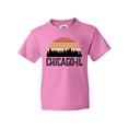 thumbnail image 1 of Inktastic Chicago Illinois Skyline Vintage Youth T-Shirt, 1 of 5