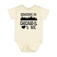 thumbnail image 1 of Inktastic Chicago Illinois Someone Loves Me Skyline Boys or Girls Baby Bodysuit, 1 of 5