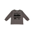 thumbnail image 1 of Inktastic Chicago Illinois Someone Loves Me Skyline Boys or Girls Long Sleeve Toddler T-Shirt, 1 of 5