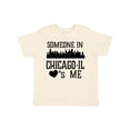 thumbnail image 1 of Inktastic Chicago Illinois Someone Loves Me Skyline Boys or Girls Toddler T-Shirt, 1 of 5