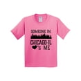 thumbnail image 1 of Inktastic Chicago Illinois Someone Loves Me Skyline Youth T-Shirt, 1 of 5