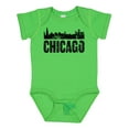thumbnail image 1 of Inktastic Chicago Skyline Grunge Boys or Girls Baby Bodysuit, 1 of 5