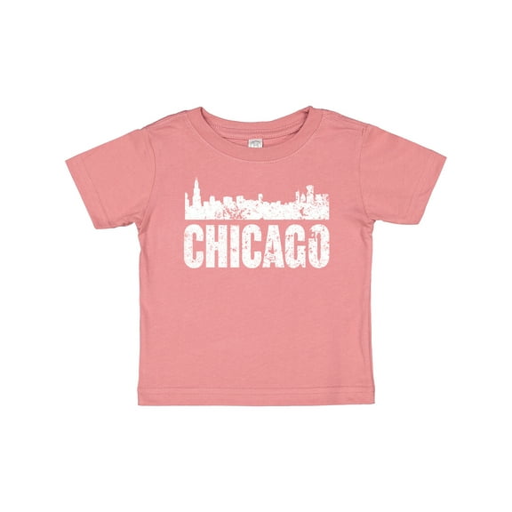 Inktastic Chicago Skyline Grunge Boys or Girls Baby T-Shirt