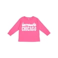 thumbnail image 1 of Inktastic Chicago Skyline Grunge Boys or Girls Long Sleeve Toddler T-Shirt, 1 of 5