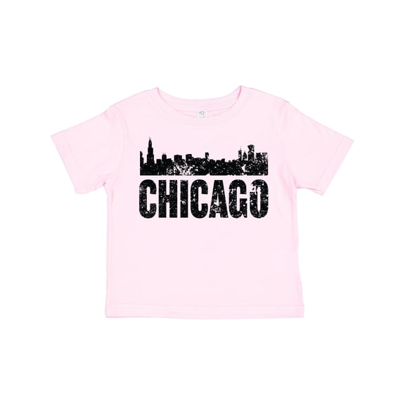 Inktastic Chicago Skyline Grunge Boys or Girls Toddler T-Shirt