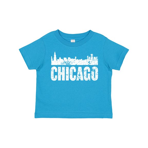 Inktastic Chicago Skyline Grunge Boys or Girls Toddler T-Shirt