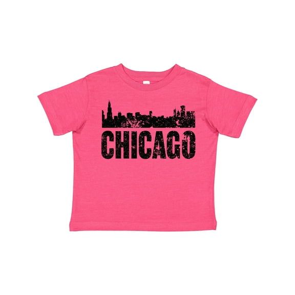 Inktastic Chicago Skyline Grunge Boys or Girls Toddler T-Shirt