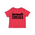thumbnail image 1 of Inktastic Chicago Skyline Grunge Boys or Girls Toddler T-Shirt, 1 of 5