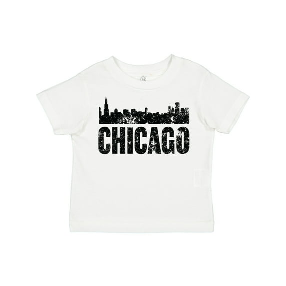 Inktastic Chicago Skyline Grunge Boys or Girls Toddler T-Shirt