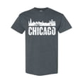 thumbnail image 1 of Inktastic Chicago Skyline Grunge T-Shirt, 1 of 5