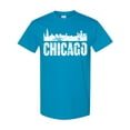 thumbnail image 1 of Inktastic Chicago Skyline Grunge T-Shirt, 1 of 5