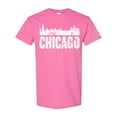 thumbnail image 1 of Inktastic Chicago Skyline Grunge T-Shirt, 1 of 5