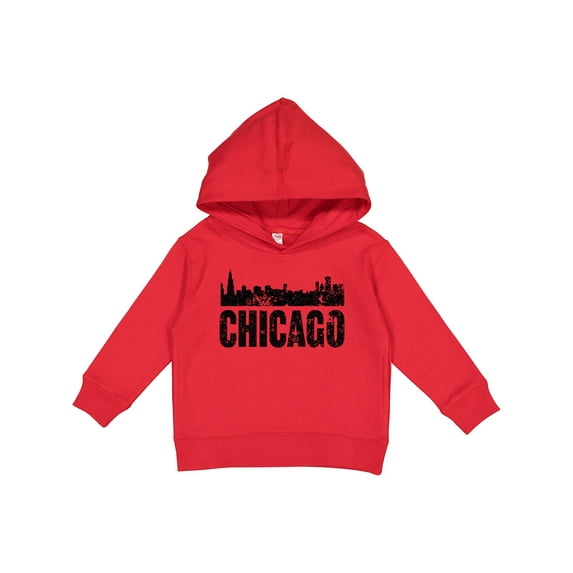 Inktastic Chicago Skyline Grunge Toddler Hoodie