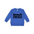 thumbnail image 1 of Inktastic Chicago Skyline Grunge Toddler Sweatshirt, 1 of 4