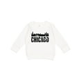 thumbnail image 1 of Inktastic Chicago Skyline Grunge Toddler Sweatshirt, 1 of 4