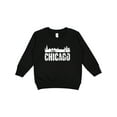 thumbnail image 1 of Inktastic Chicago Skyline Grunge Toddler Sweatshirt, 1 of 4