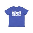thumbnail image 1 of Inktastic Chicago Skyline Grunge Youth T-Shirt, 1 of 5