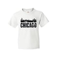 thumbnail image 1 of Inktastic Chicago Skyline Grunge Youth T-Shirt, 1 of 5