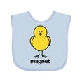 thumbnail image 1 of Inktastic Chick Magnet Boys Baby Bib, 1 of 4