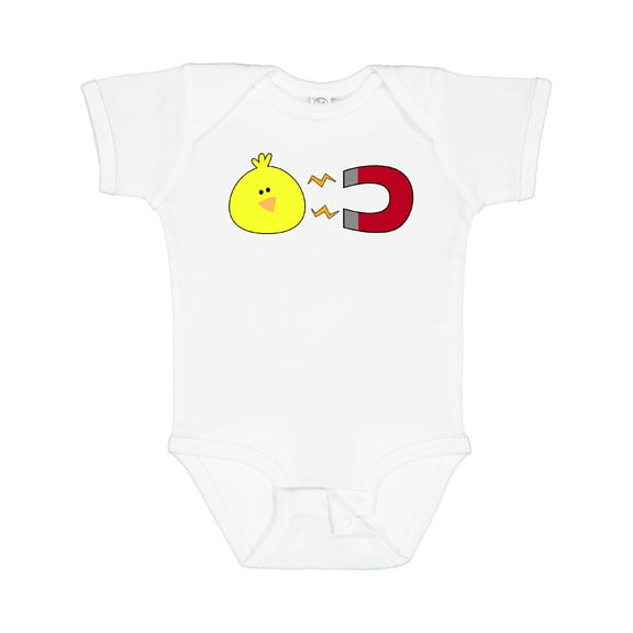 Inktastic Chick Magnet Boys or Girls Baby Bodysuit