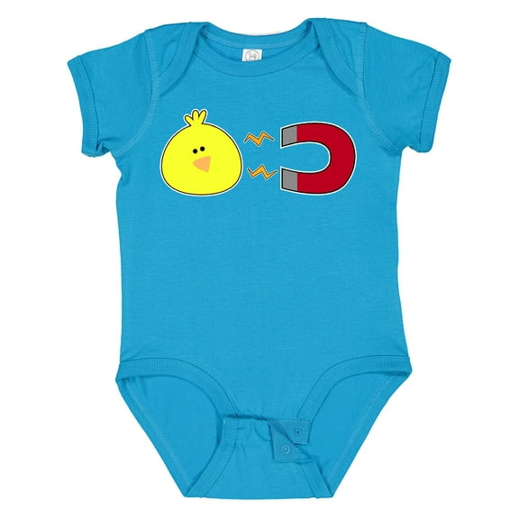 Inktastic Chick Magnet Boys or Girls Baby Bodysuit