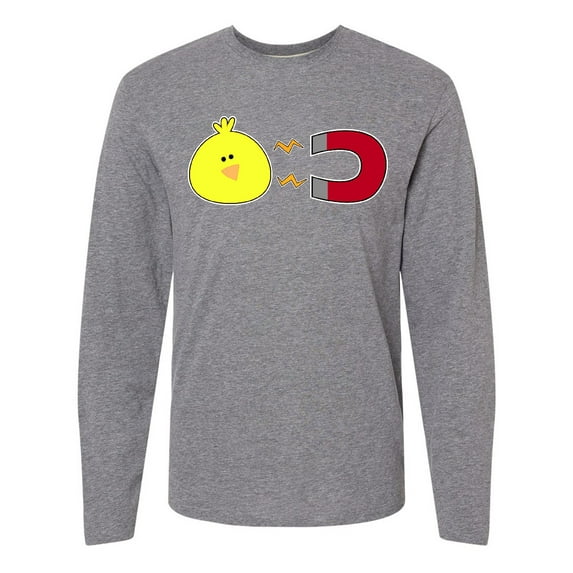Inktastic Chick Magnet Long Sleeve T-Shirt