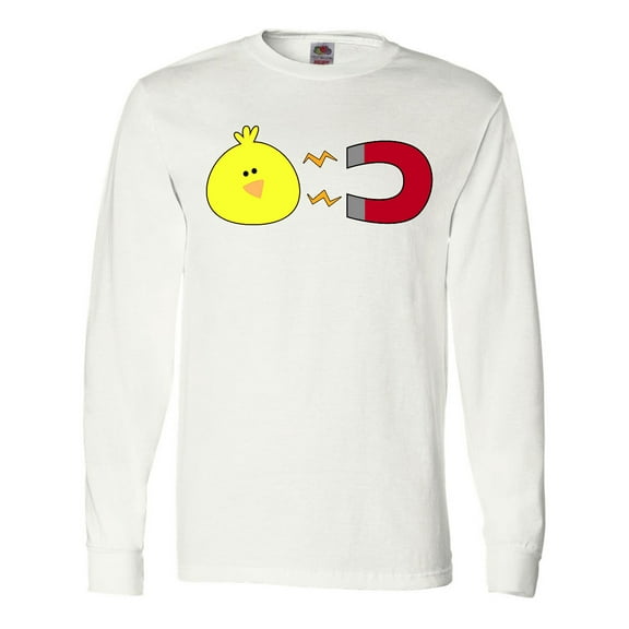 Inktastic Chick Magnet Long Sleeve T-Shirt