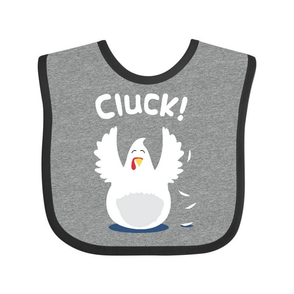 Inktastic Chicken Barnyard Farm Cluck Boys or Girls Baby Bib