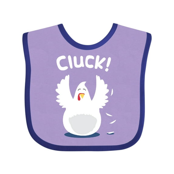 Inktastic Chicken Barnyard Farm Cluck Boys or Girls Baby Bib